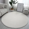 Fluffy Carpet Round Floor Mat Tatami Rugs