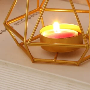 Nordic Style Metal Candlestick with Tray Candle Holder Decor Candle Sticks Aroma Oil Burrner Candlestick