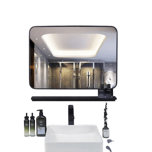 Bathroom Mirror Cermin Decor Luxury