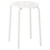 Stool white 45 cm