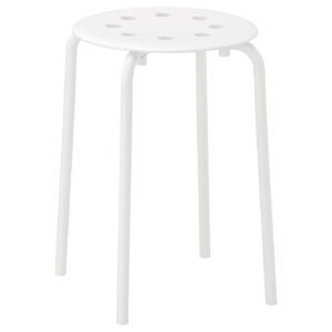 Stool white 45 cm