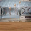 Metal Candlestick Holder Gold Brass Candle Stand