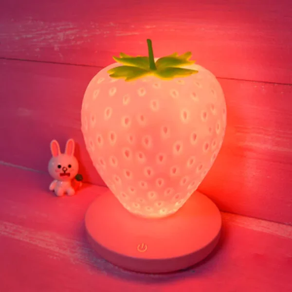 Creative Home Strawberry Night Light USB Charging