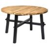 Dining table acaciablack 120 cm