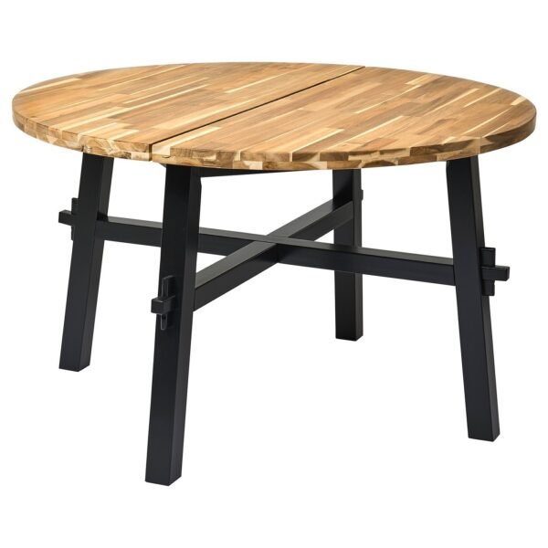 Dining table acaciablack 120 cm