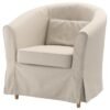 Armchair cover beige